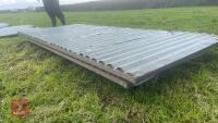 2 X 9'6'' CORRUGATED SHEETED DOOR - 8