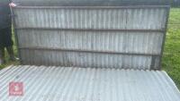 2 X 9'6'' CORRUGATED SHEETED DOOR - 10