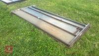 2 X 10' SHEETED DOORS - 2