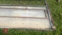 2 X 10' SHEETED DOORS - 12
