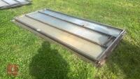 2 X 10' SHEETED DOORS - 2