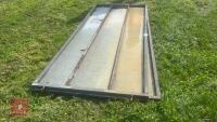 2 X 10' SHEETED DOORS - 8