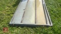 2 X 10' SHEETED DOORS - 12
