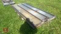 2 X 10' SHEETED DOORS - 2