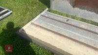 2 X 10' SHEETED DOORS - 12