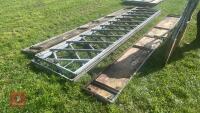 QTY OF CATTLE FEED BARRIERS - 2