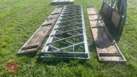 QTY OF CATTLE FEED BARRIERS - 3