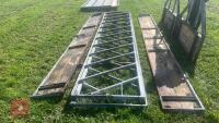 QTY OF CATTLE FEED BARRIERS - 4