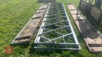 QTY OF CATTLE FEED BARRIERS - 5