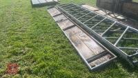 QTY OF CATTLE FEED BARRIERS - 6