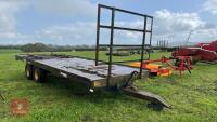 1996 WARWICK 21' TWIN AXLE BALE TRAILER - 3