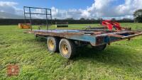 1996 WARWICK 21' TWIN AXLE BALE TRAILER - 7