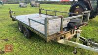 12' X 6'6'' TWIN AXLE FLATBED TRAILER - 7