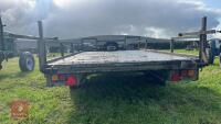 12' X 6'6'' TWIN AXLE FLATBED TRAILER - 11