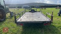 12' X 6'6'' TWIN AXLE FLATBED TRAILER - 15