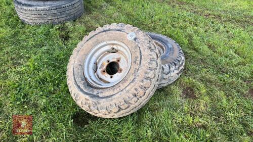 2 X 11.5/80-15.3 ALL TERRAIN WHEELS&TYRE