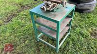 110V PILLAR DRILL + STAND - 5