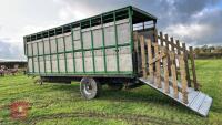 APPROX 24' SINGLE AXLE LIVESTOCK TRAILER - 4