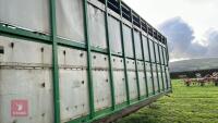 APPROX 24' SINGLE AXLE LIVESTOCK TRAILER - 16