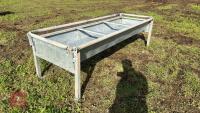8' GALVANISED CATTLE FEED TROUGH - 4