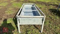8' GALVANISED CATTLE FEED TROUGH - 5