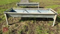 8' GALVANISED CATTLE FEED TROUGH - 5