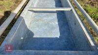 8' GALVANISED CATTLE FEED TROUGH - 7