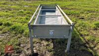 8' GALVANISED CATTLE FEED TROUGH - 3