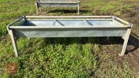 8' GALVANISED CATTLE FEED TROUGH - 5
