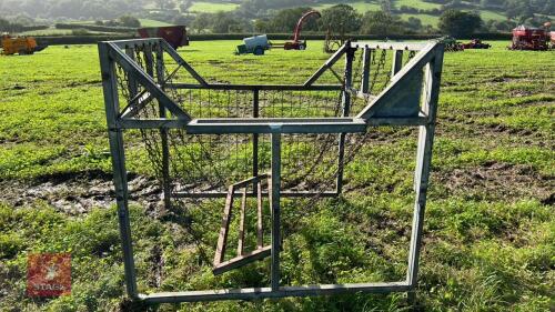 GALVANISED ROUND BALE CRADLE FEEDER