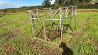 GALVANISED ROUND BALE CRADLE FEEDER - 4