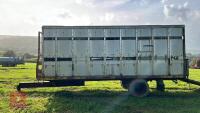 21' LIVESTOCK CONTAINER + BALE TRAILER - 2
