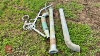 QTY OF GALVANISED SLURRY PIPE - 2