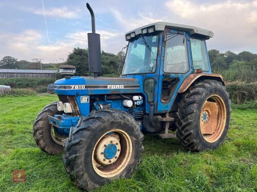 1990 FORD 7810 FORCE 3 TURBO 4WD TRACTOR