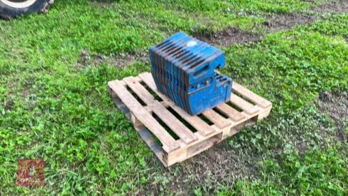 12 X 40KG FORD WEIGHTS