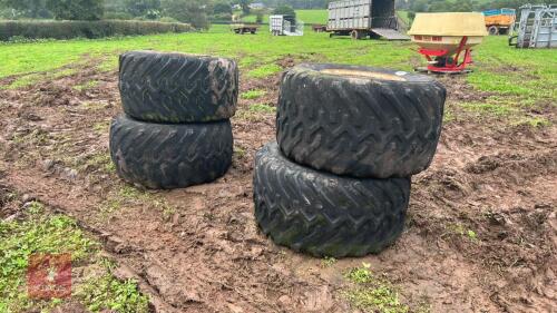 4 WHEELS AND TYRES