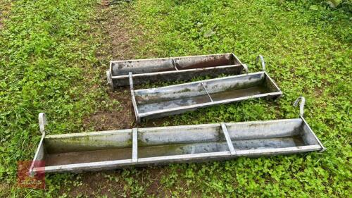 3 HOOK OVER GALV FEED TROUGHS