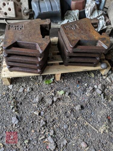 MASSEY FERGUSON FRONT WEIGHTS