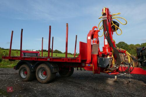 2021 BIGAB TWIN AXLE HOOK LIFT TRAILER