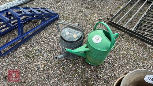 2 WATERING CANNS