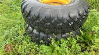 2 X 13-18 WHEELS AND TYRES - 2