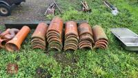 QTY OF ROOF RIDGE TILES