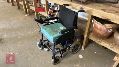 ELECTRIC WHEELCHAIR C/W CHARGER