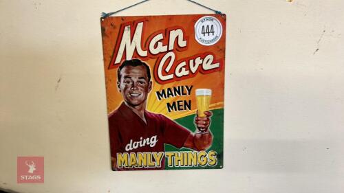 MAN CAVE SIGN