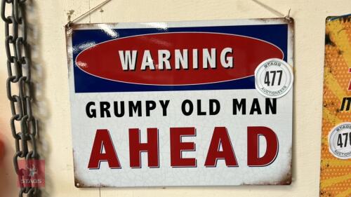 GRUMPY OLD MAN SIGN
