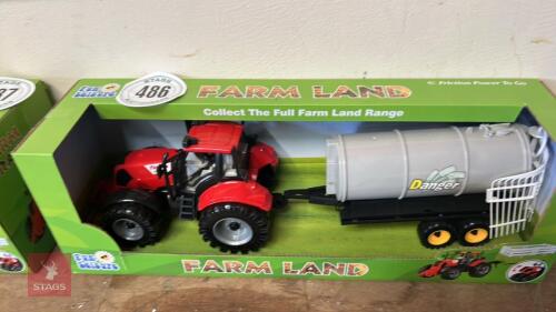 TOY TRACTOR AND TANKER