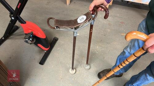 3 WALKING/SHOOTING STICKS