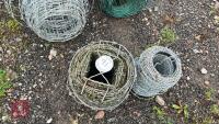 2 PART ROLLS OF BARBED WIRE - 2