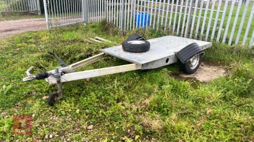 2.5M X 1.25M FLATBED CAR TRAILER