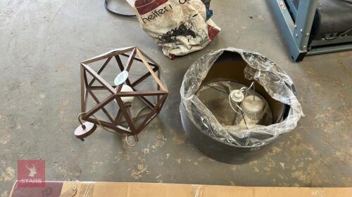 2 LAMP SHADES